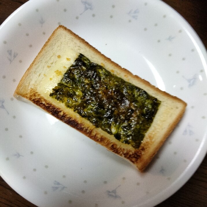 朝食に♡チーズトースト パルメザンチーズ&韓国のり